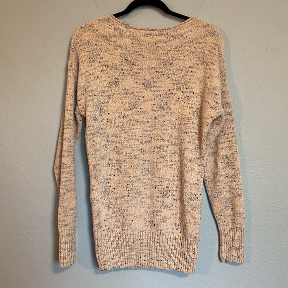 Prana Womens Size S Cypris Chenille Sweater Cream Marled Multicolored Speckles - Picture 7 of 13